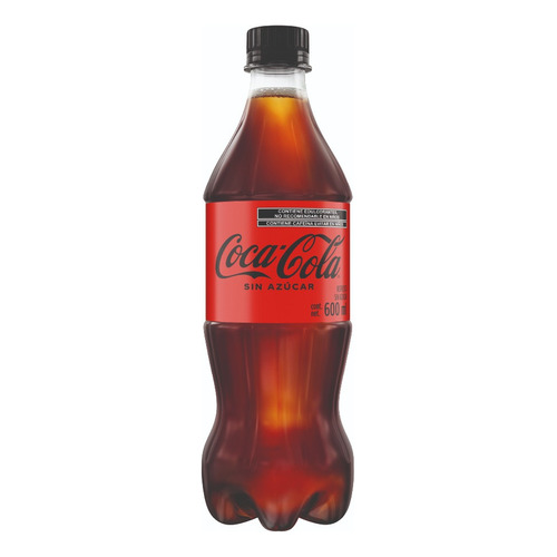 11 Pack Refresco Cola Sin Azucar Coca Cola 600 Ml