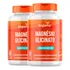 Kit con 2 quelatos de bisglicinato de magnesio, 350 mg de magnesio elemental, absorción máxima, 180 cápsulas - Bigens