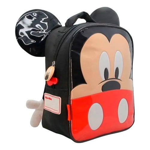 Mochila Mickey Mouse Escolar Con Orejas Y Manos Disney