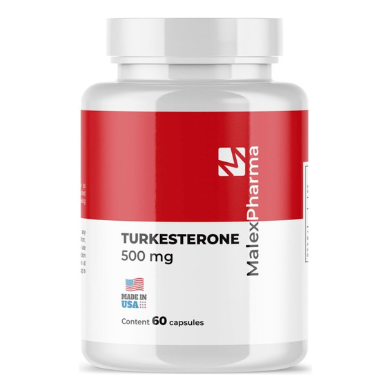 Turkesterone 500mg - Testo 60 Capsulas | Malex Pharma