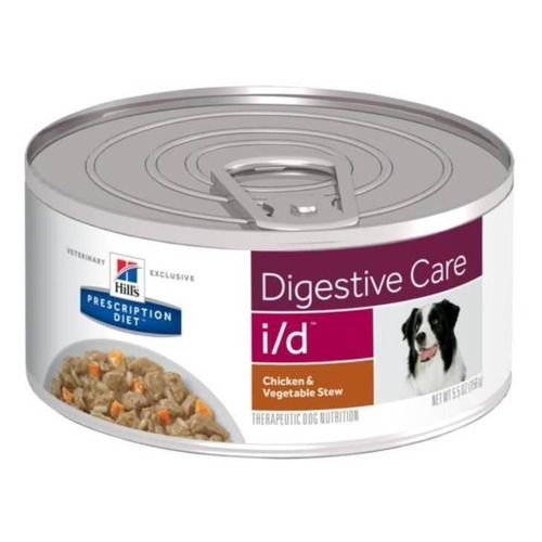 Alimento Hill's Prescription Diet Digestive Care i/d para perro todos los tamaños sabor pollo y estofado de vegetales en lata de 5.5oz