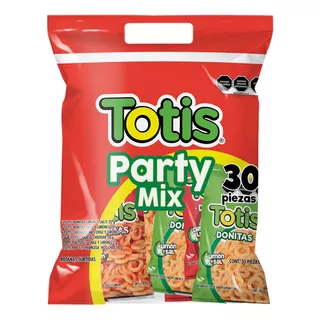 Totis Mega Party Mix Frituras Botana Sal, Limón Y Chile 30pz