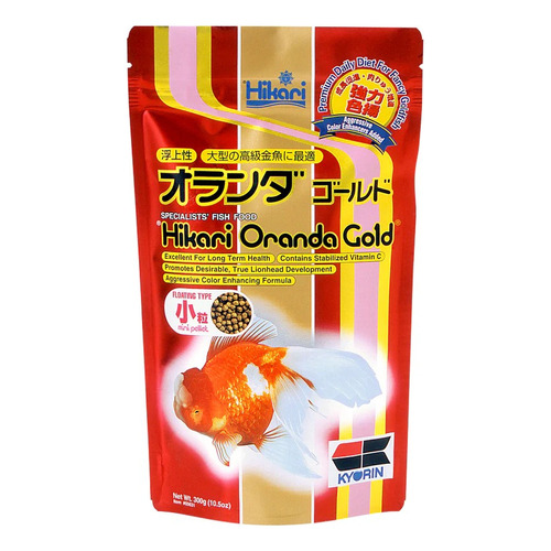 Alimento Hikari Oranda Gold Japones Goldfish 300g Realza Col