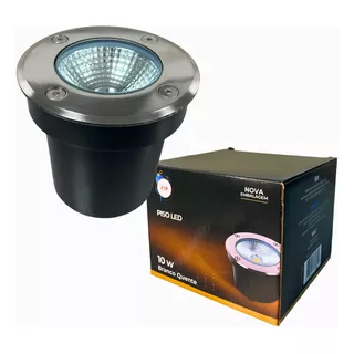 Embutido Solo Led 5w Balizador Branco Quente Chão Piso 3000k