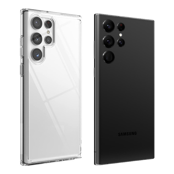 Forro Rígido Transparente Para Samsung Galaxy S22 Ultra