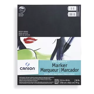 Canson Block Para Marcador 11x14  (27.5x35 Cm.)