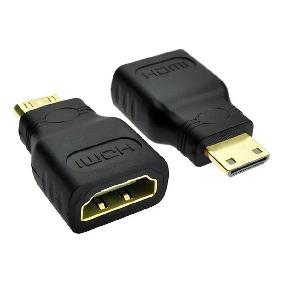 UNITS_PER_PACKAdaptador HDMI de 1 HDMI hembra a 1 HDMI macho Skyway Hdmi a Mini HDMI negro