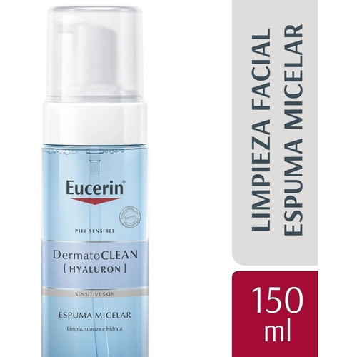 Eucerin Dermatoclean Hyaluron Espuma Micelar X 150 Ml Tipo de piel Normal