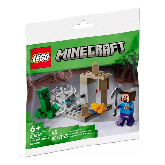 Lego 30647 Minecraft La Cueva Kárstica 45 Piezas