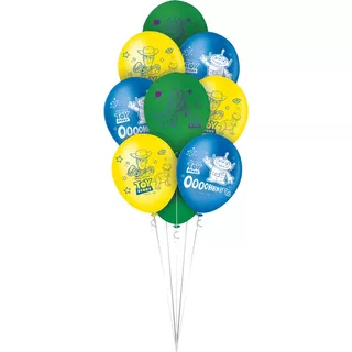Balão Bexiga 9 Polegadas Festa Toy Story 25 Un Regina Festas