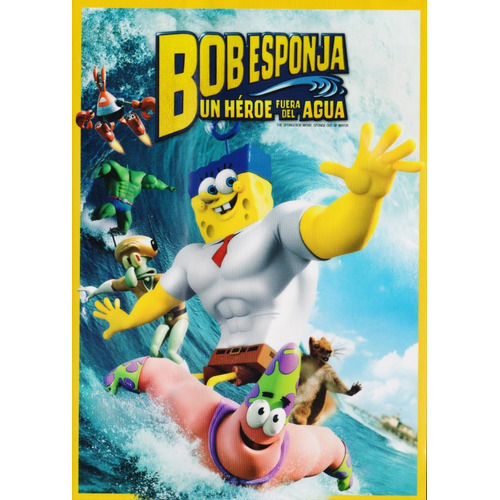 Bob Esponja Un Heroe Fuera Del Agua Pelicula Dvd