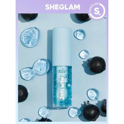 Sheglam Gloss Jelly Wow Aceite Labial Hidratante Acabado Brillante Color Azul
