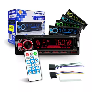 Radio Automotivo Roadstar Rs-2751br Bluetooth Usb Aux Sd Fm