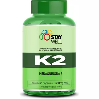 Vitamina K2 Mk7 Menaquinona 7 Aislada De Alta Pureza - 30 Dosis