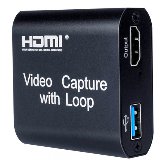 Capturadora De Video Usb 3.0 Hdmi Capture Con Loop Out 4k 2k