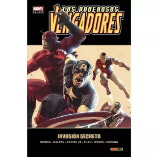 Comic Marvel Deluxe Poderosos Vengadores 03 Invasion Secreta