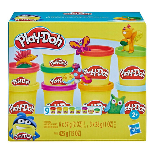 Play Doh: 9 Pack Colorful Garden