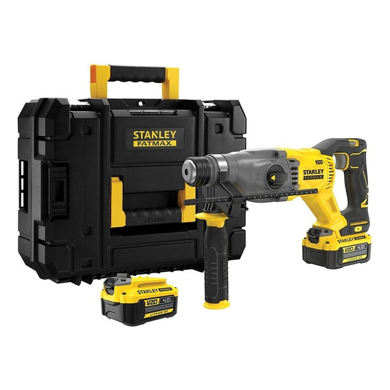 Rotomartillo Stanley Sds Plus A Bateria Brushless 2 Joules Color Amarillo Frecuencia 50