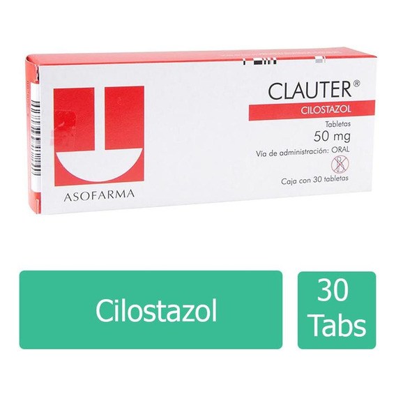 Clauter 50 Mg Caja Con 30 Tabletas