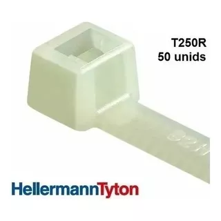 Abraçadeira Nylon 535x13,1mm Branco T250r - 50pçs Hellermann