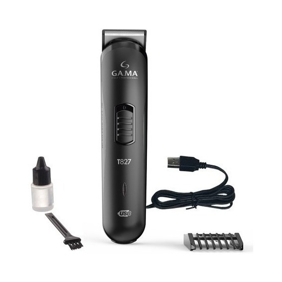 Cortadora De Pelo Gama T827 Black Titanium Carga Usb