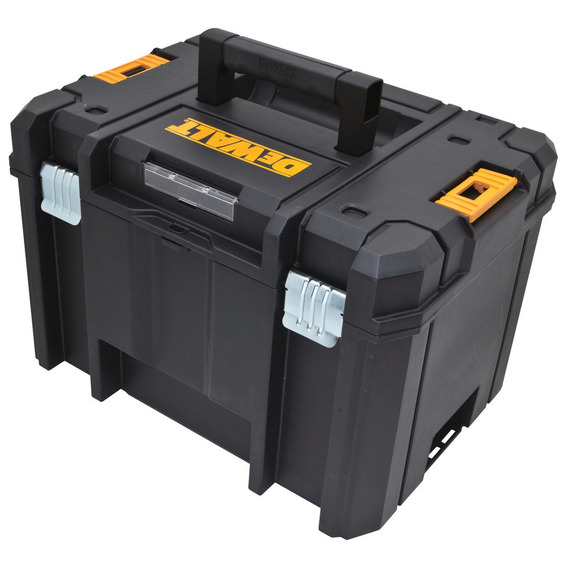 Caja Profunda 17'' Con Charola Tstak Dewalt Dwst17806 Color Negro