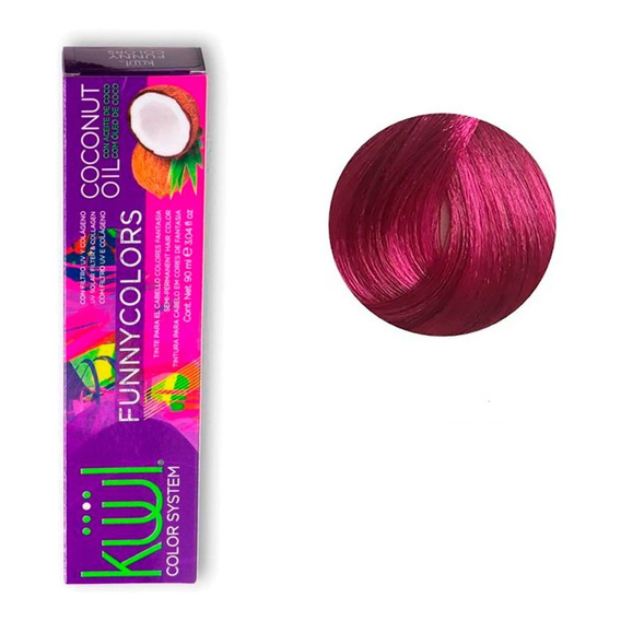 Kit Tinte Küül Color System  Funny colors tono magenta para cabello
