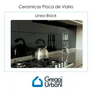Ceramica Placa Vidrio Crisarte Black 60x120 M2 