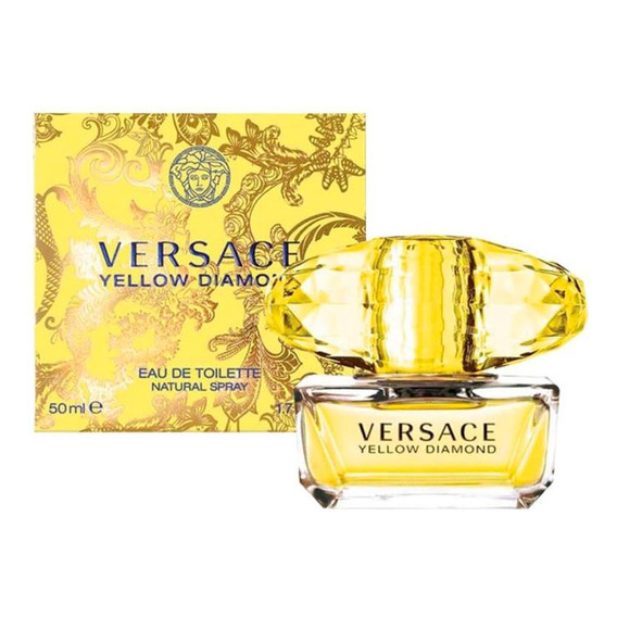 Perfume Versace Yellow Diamond Edt 50ml Original Oferta