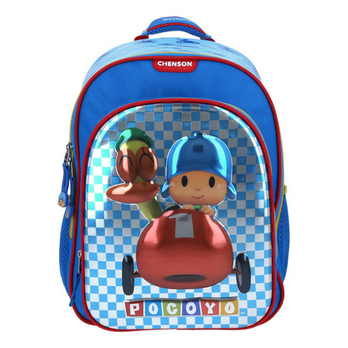 Mochila Mediano Azul Chenson Pocoyo Kinder Pocope Para Niño