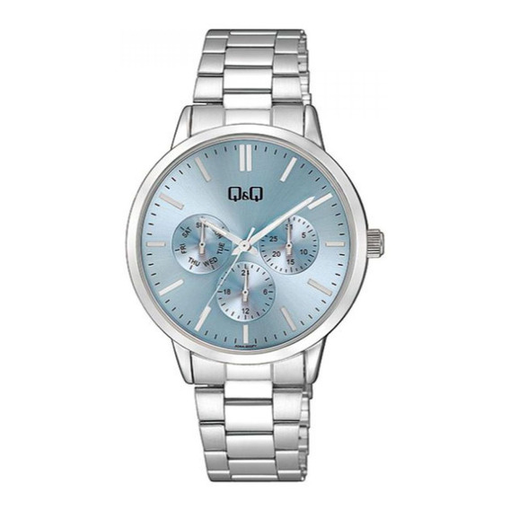 Reloj Para Mujer Q&q A04a A04a-003py Plateado
