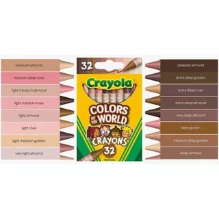 24 Creyones De Cera Colores Del Mundo Crayola