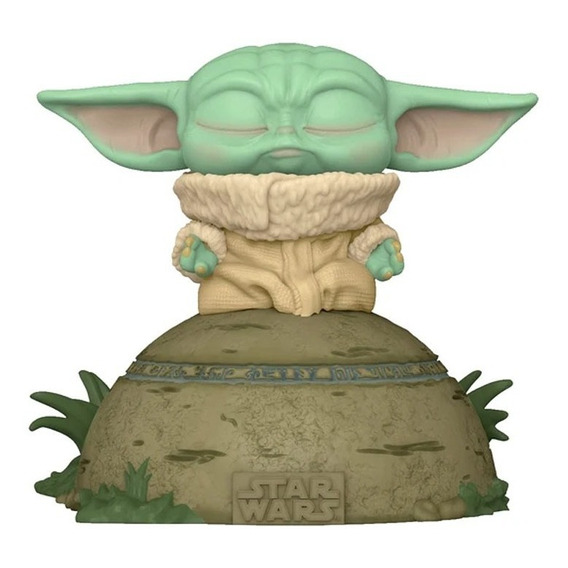 Funko Pop Grogu Baby Yoda Usando La Fuerza Star Wars