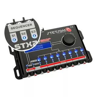 Processador De Áudio Digital Stetsom Stx-2848 Mais Vendido 12v