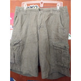 Bermuda Lucky Brand Cargo 32 Adulto Lino 