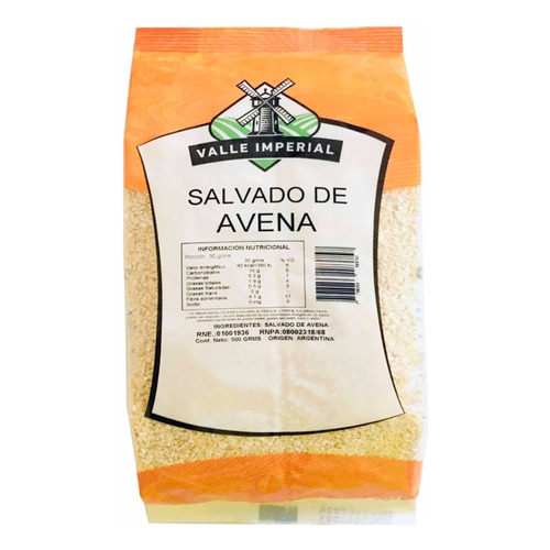 Salvado De Avena 500 Grs - Valle Imperial