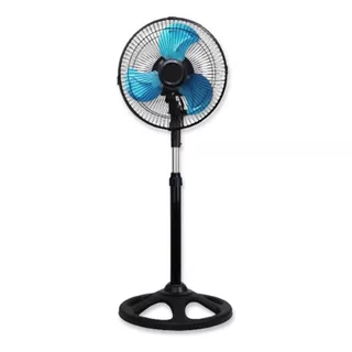 Ventilador 3 En 1 Mio Ven-10mo Negro Con 3 Palas Color  Azul De  Metal, 10  De Diámetro 220 v