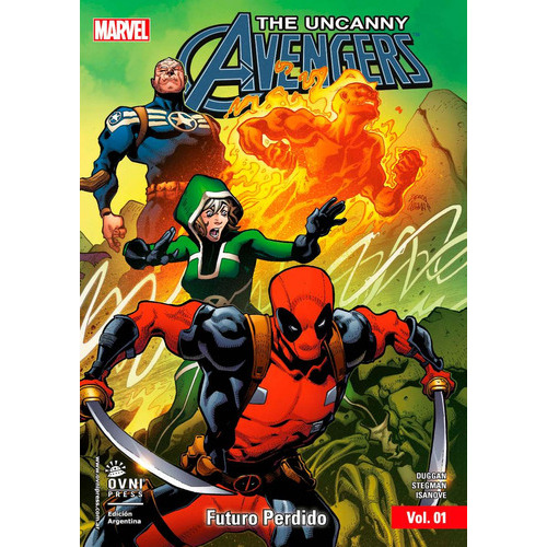 The Uncanny Avengers Futuro Perdido, De Duggan., Vol. 1. Editorial Ovni Press, Tapa Blanda, Edición 1 En Español, 2016