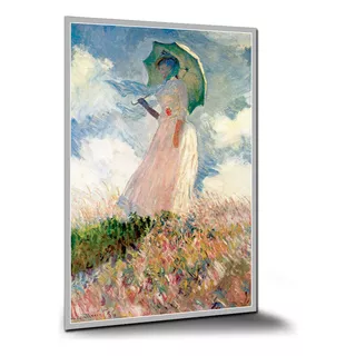 Pôster Pìntura Famosa Claude Monet Pôsteres Placa 60x42cm A