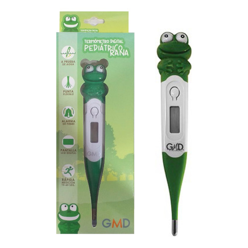 Termometro Digital Pediatrico Modelo Sapo Gmd Punta Flexible