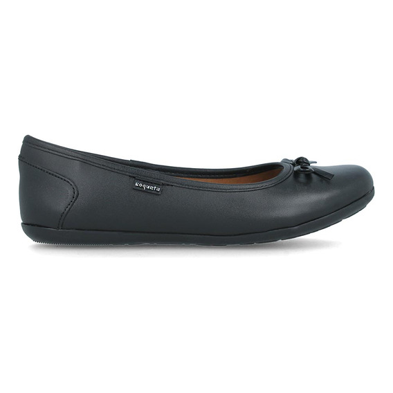 Zapatos Escolares Ballerinas Coqueta Flats Niña Piel Negro