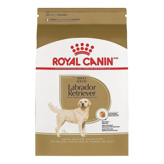 Alimento Royal Canin Breed Health Nutrition Labrador Retriever para perro adulto de raza grande sabor mix en bolsa de 12 kg