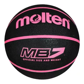 Balón Para Baloncesto Molten Mb7 Color Fucsia