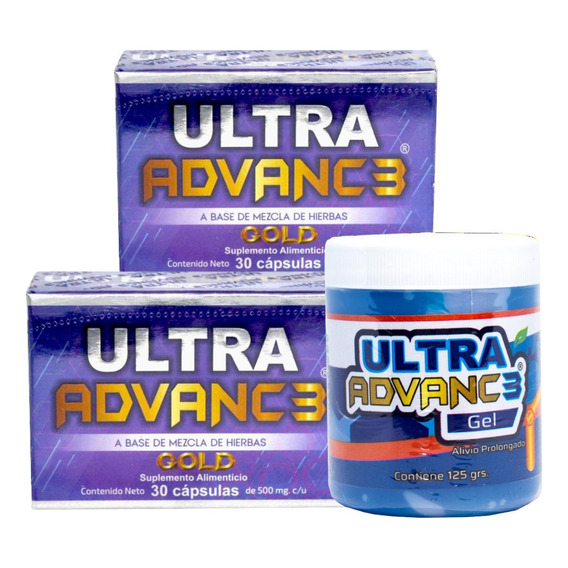 Ultra Advanc3 Gold  2 Cajas + 1 Gel Producto De Calidad