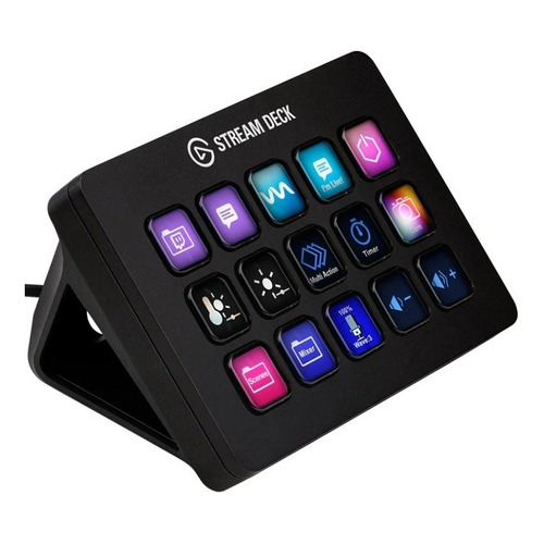 Stream Deck Mk.2 Elgato 15 Botones Lcd Personalizables Color del teclado Negro Idioma Español
