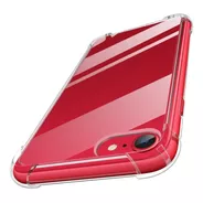 Funda Tpu Clear Airbag + Vidrio Templado Para iPhone SE 2020