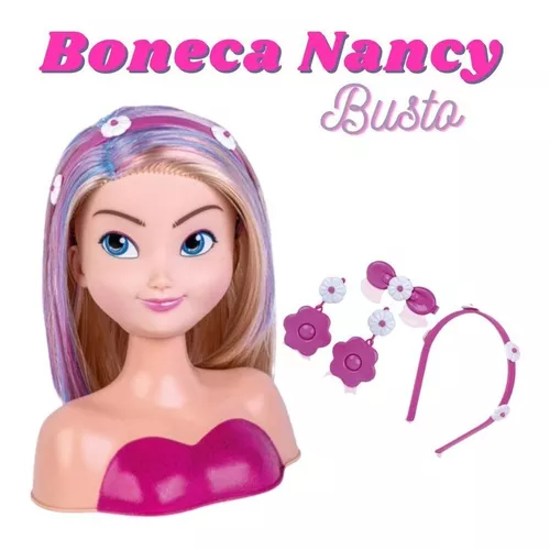 Boneca Princesa Nancy Hair Busto Para Pentear E Maquiar em Promoção na  Americanas