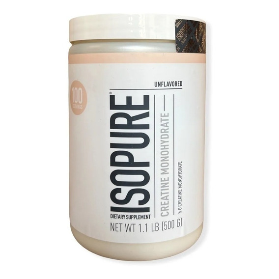 Isopure Creatina Monohidratada Alta Pureza 500g 100 Serv Sabor Sin Sabor