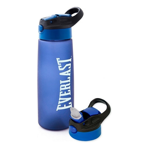 Botella Deportiva Everlast Pico Retractil 800ml Cod 10924 Color Azul