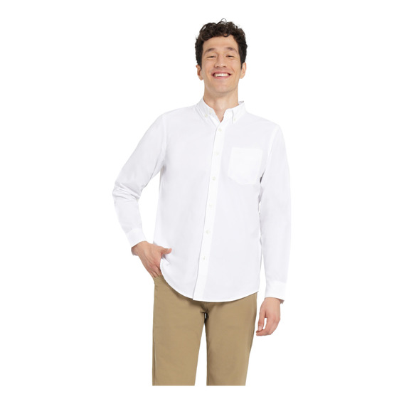 Camisa Hombre Woven Regular Fit Blanco Dockers 52798-1172